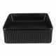 Раковина Corsa Deco Lines 37 см накладная черная (ABLVX37QB)