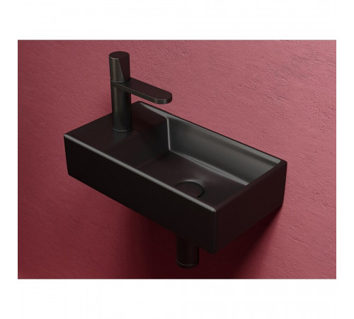 Раковина Ceramicanova Element 40 см подвесная черная матовая (CN6051RMB) Раковина Ceramicanova Element 40 см подвесная черная матовая (CN6051RMB)