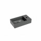Раковина Ceramicanova Element 40 см подвесная темный антрацит (CN6051LMDH)