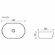 Раковина Ceramicanova Element 54 см накладная белая (CN5023)