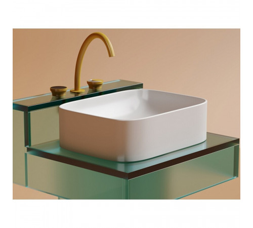 Раковина Ceramicanova Element 51 см накладная белая матовая (CN6052MW)