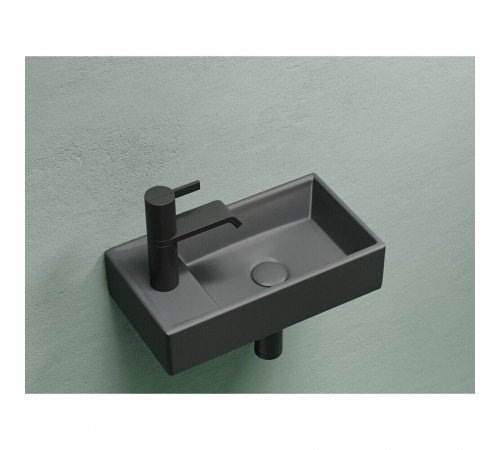 Раковина Ceramicanova Element 40 см подвесная темный антрацит (CN6051RMDH) Раковина Ceramicanova Element 40 см подвесная темный антрацит (CN6051RMDH)