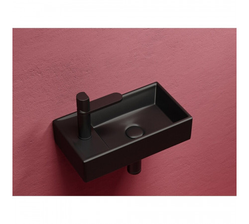 Раковина Ceramicanova Element 40 см подвесная черная матовая (CN6051RMB) Раковина Ceramicanova Element 40 см подвесная черная матовая (CN6051RMB)