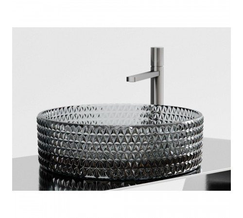Раковина Ceramicanova Cristal 36 см накладная черная (CN6060) Раковина Ceramicanova Cristal 36 см накладная черная (CN6060)