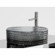 Раковина Ceramicanova Cristal 36 см накладная черная (CN6060)