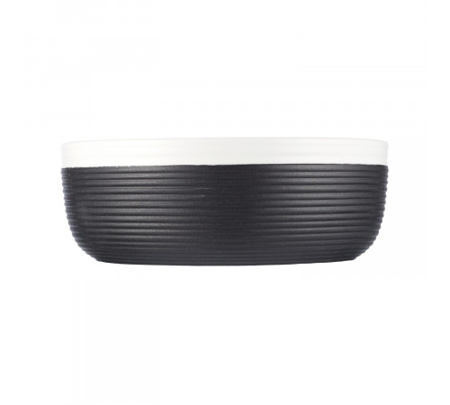 Раковина Corsa Deco Groove 36 см накладная черная/белая матовая (ABGR36BW) Раковина Corsa Deco Groove 36 см накладная черная/белая матовая (ABGR36BW)