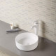 Раковина Corsa Deco Chevron 36 см накладная белая (ABCH36)