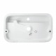 Раковина Sanita Luxe Infinity 60 см накладная белая (WB.CT/Infinity/60-C.Shelf/WHT.G/S1)