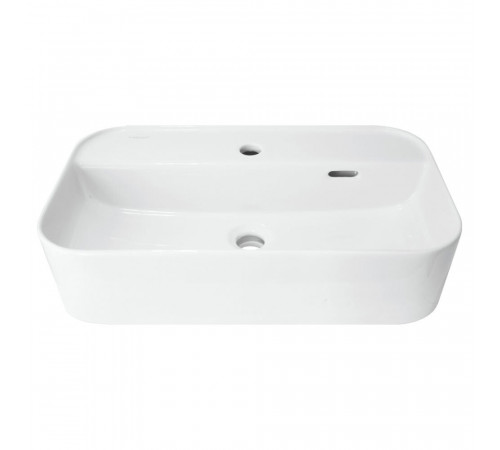 Раковина Sanita Luxe Infinity 60 см накладная белая (WB.CT/Infinity/60-C.Shelf/WHT.G/S1) Раковина Sanita Luxe Infinity 60 см накладная белая (WB.CT/Infinity/60-C.Shelf/WHT.G/S1)