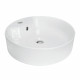 Раковина Sanita Luxe Best 44 см накладная белая (WB.CT/Best/43-C.Shelf/WHT.G/S1)