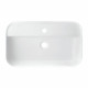 Раковина Sanita Luxe Infinity 60 см накладная белая (WB.CT/Infinity/60-C.Shelf/WHT.G/S1)