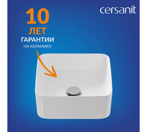Раковина Cersanit Crea 35 см накладная белая (64753) Раковина Cersanit Crea 35 см накладная белая (64753)