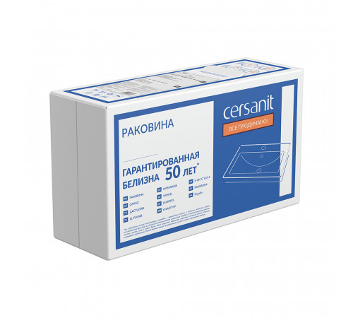 Раковина Cersanit Crea 35 см накладная белая (64753) Раковина Cersanit Crea 35 см накладная белая (64753)