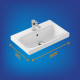 Раковина для тумбы Cersanit Moduo Slim 60 см