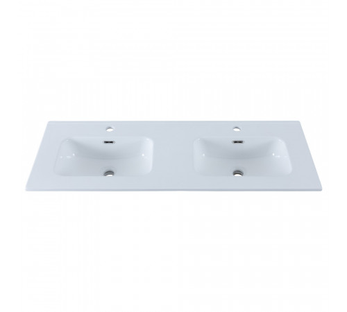 Раковина для тумбы Aquanet Flat 120 см двойная Раковина для тумбы Aquanet Flat 120 см двойная