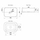 Раковина Melana 46 см накладная черная (78105MB-805)