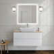 Раковина Kerama Marazzi Plaza 55 см накладная белая (PLR.wb.55)