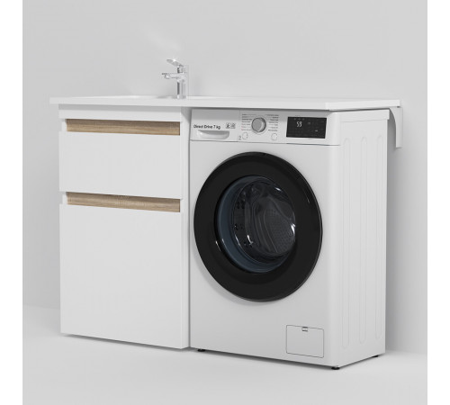 Раковина на стиральную машину AM.PM X-Joy 120х50 см с крылом справа (M85AWPL1201WG) Раковина на стиральную машину AM.PM X-Joy 120х50 см с крылом справа (M85AWPL1201WG)