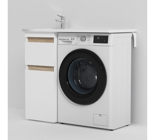 Раковина на стиральную машину AM.PM X-Joy 100х50 см с крылом справа (M85AWPL1001WG) Раковина на стиральную машину AM.PM X-Joy 100х50 см с крылом справа (M85AWPL1001WG)