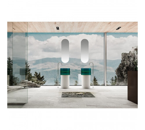 Раковина Abber Kristall 450 мм напольная белая/бирюзовая (AT2701White-Aquamarin) Раковина Abber Kristall 450 мм напольная белая/бирюзовая (AT2701White-Aquamarin)