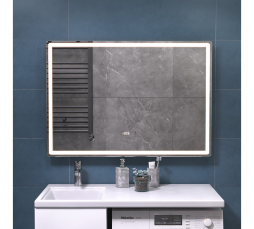 Зеркало с подсветкой прямоугольное 100х70 см бесконтактный сенсор Vigo Geometry Luxe (211) Зеркало с подсветкой прямоугольное 100х70 см бесконтактный сенсор Vigo Geometry Luxe (211)