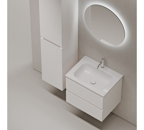 Тумба под раковину Sancos Folk 60 см подвесная bianco (FL60W) Тумба под раковину Sancos Folk 60 см подвесная bianco (FL60W)