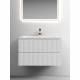 Тумба под раковину Sancos Snob 80 см подвесная bianco (SNT80W)