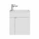 Тумба под раковину Kerama Marazzi Lato 50 см подвесная белая (LAT.50.1\WHT)