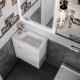 Тумба под раковину Kerama Marazzi Lato 50 см подвесная белая (LAT.50.1\WHT)