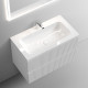 Тумба под раковину Sancos Snob 80 см подвесная bianco (SNT80W)