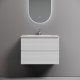Тумба под раковину Sancos Folk 70 см подвесная bianco (FL70W)