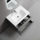 Тумба под раковину Sancos Folk 70 см подвесная grey soft (FL70GS)