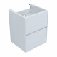 Тумба под раковину Lavelly Cube 50 см подвесная белый глянец (00316622)