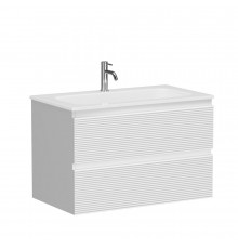 Тумба под раковину Sancos Folk 80 см подвесная bianco (FL80W)
