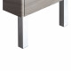 Ножки для тумбы Aquaton Сканди 20 см серебро (2 шт.) (1A222703SI000)