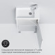 Тумба под раковину AM.PM X-Joy 45 см напольная дерево/белая (M85AFSX0451WG)