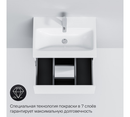 Тумба под раковину AM.PM Gem 60 см подвесная белая (M90FHX06022WG) Тумба под раковину AM.PM Gem 60 см подвесная белая (M90FHX06022WG)