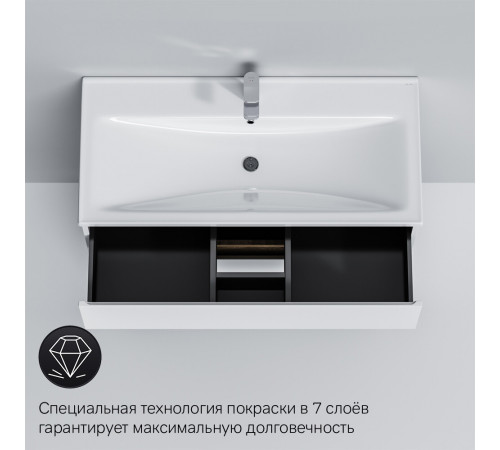 Тумба под раковину AM.PM X-Joy 100 см напольная дерево/белая (M85AFSX1002WG) Тумба под раковину AM.PM X-Joy 100 см напольная дерево/белая (M85AFSX1002WG)