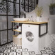 Столешница под стиральную машину 1Marka Grunge Loft 120х38х60 см дуб вотан (Ц0000004100/55129)