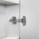 Зеркальный шкаф Comforty Сан-Луис 60х80х15 см подвесной белый матовый