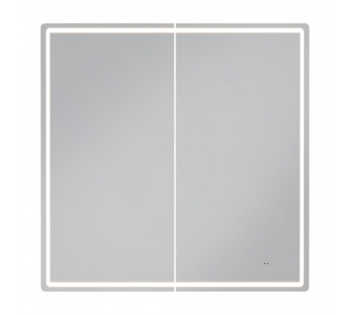 Зеркальный шкаф Vigo Geometry Classic 80х79х17 см с подсветкой белый Зеркальный шкаф Vigo Geometry Classic 80х79х17 см с подсветкой белый