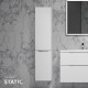 Пенал Raval Statik 33 см подвесной белый