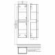 Пенал Iddis Edifice 40 см подвесной белый