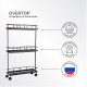 Стеллаж на колесах 660х390х120 мм Ulitka Overtop черный (74104071/25614)