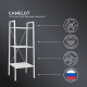 Стеллаж напольный 40х35х105 см Ulitka Camelot прозрачный/белый (74104060/26819)