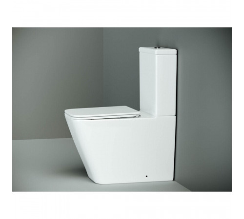 Унитаз-компакт Ceramicanova Cubic Rimless безободковый с универсальным выпуском с сиденьем дюропласт микролифт белый (CN1803) Унитаз-компакт Ceramicanova Cubic Rimless безободковый с универсальным выпуском с сиденьем дюропласт микролифт белый (CN1803)