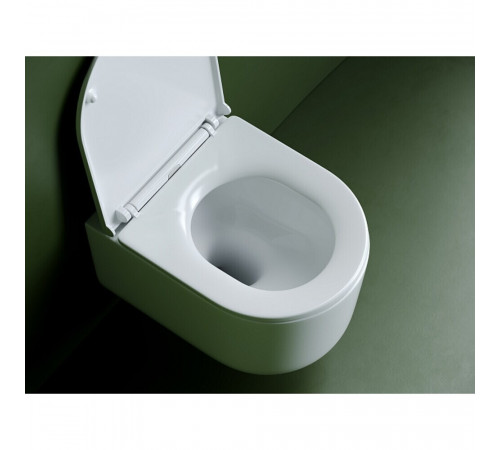 Унитаз подвесной Ceramicanova Ulma безободковый с сиденьем дюропласт микролифт смыв торнадо (CN4006T) Унитаз подвесной Ceramicanova Ulma безободковый с сиденьем дюропласт микролифт смыв торнадо (CN4006T)