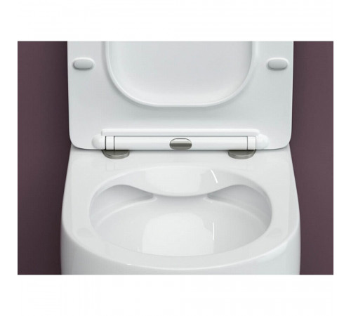 Унитаз подвесной Ceramicanova Play Rimless безободковый с сиденьем дюропласт микролифт (CN3001) Унитаз подвесной Ceramicanova Play Rimless безободковый с сиденьем дюропласт микролифт (CN3001)