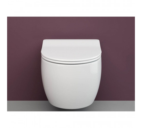 Унитаз подвесной Ceramicanova Play Rimless безободковый с сиденьем дюропласт микролифт (CN3001) Унитаз подвесной Ceramicanova Play Rimless безободковый с сиденьем дюропласт микролифт (CN3001)