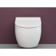 Унитаз подвесной Ceramicanova Play Rimless безободковый с сиденьем дюропласт микролифт (CN3001)